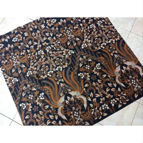 Jual Kain Batik Sogan Solo Kembang Merak Shopee Indonesia