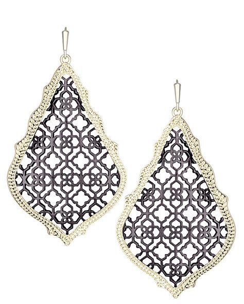 Adair Earrings In Gunmetal Kendra Scott Jewelry Kendra Scott