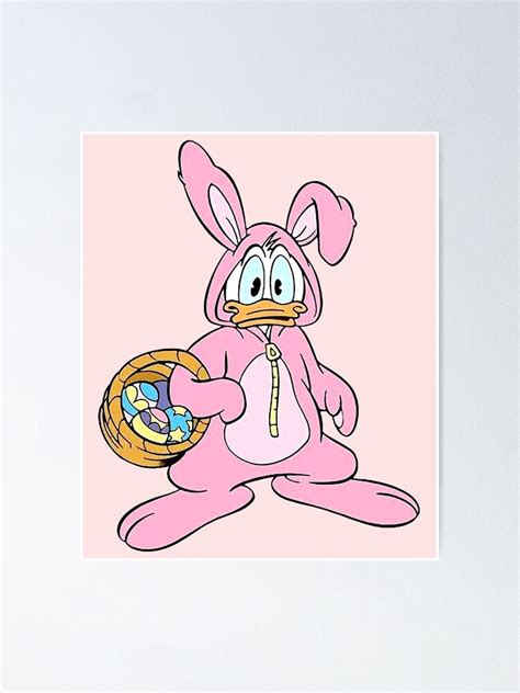 "Donald Duck Rabbit" Poster for Sale by DonaldUS | Redbubble