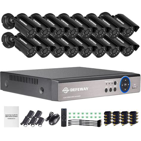 Defeway N Hdmi Dvr Tvl P Hd Sistema De C Maras De Seguridad