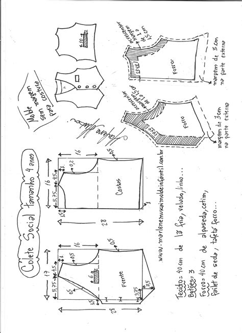 Pin On Diy Moldes Corte E Costura Marlene Mukai