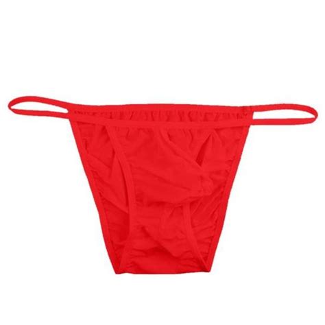 Sexy Mens Stretch Bulge Pouch Tanga Bikini Slip Sous Vêtements Slip