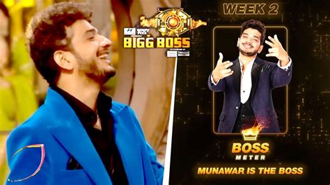 Bigg Boss 17 Update Munawar Ka Chaya Janta Par Jaadu 2 Week BB Meter