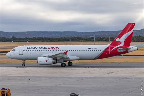 Vh Jql Airbus A320 232 Of Qantaslink Network Aviation Named ‘golden Wattle At Perth Airport