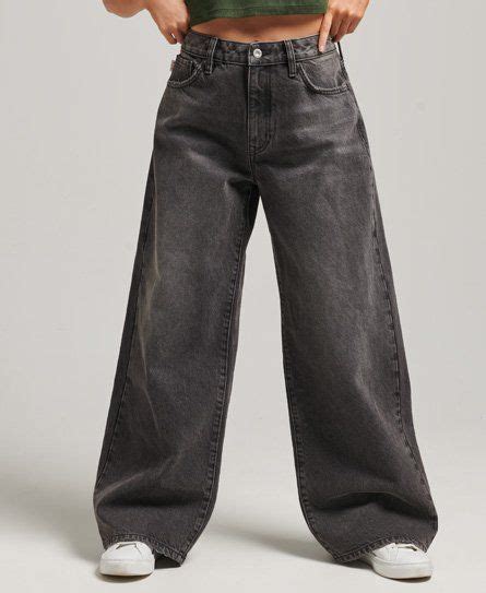 Black Baggy Jeans Retro Style