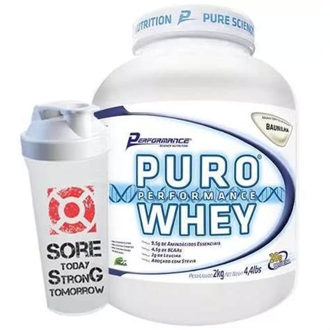 Suplemento En Polvo Performance Nutrition Puro Whey Proteínas