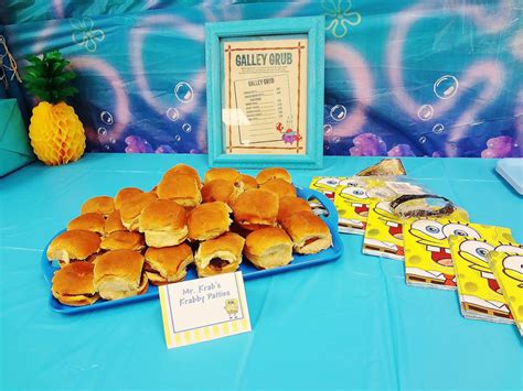 Karo S Fun Land Party Feature Spongebob Birthday Party