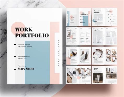 Free Graphic Design Portfolio Layout InDesign Template Indesign ...