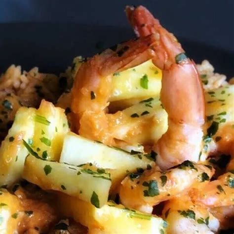 Curry De Crevettes Au Lait De Coco Ananas Et Riz Recette I Cookin