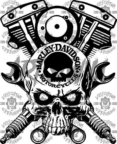 Pin By Korps Tatoo On Dessin Tatooeric In 2024 Harley Davidson