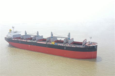 Kawasaki Heavy Industries Delivered Bulk Carrier Lowlands Fidelity