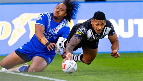 Rugby League Nz Kiwis Overwhelm Toa Samoa In Pacific Championship