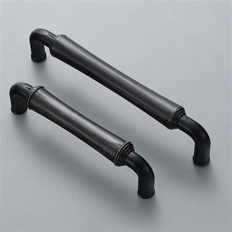 Black Country Stylecabinet Handle Solid Aluminum Alloy Etsy