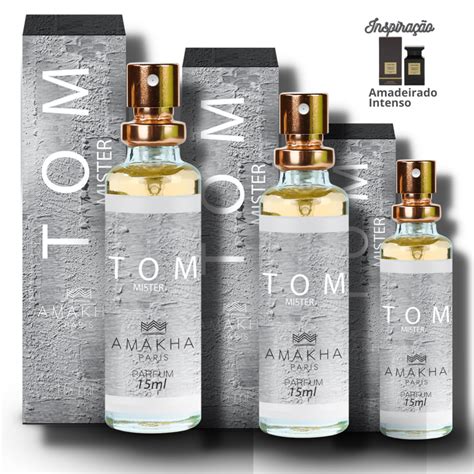 Perfume Tom Mister Masculino Amakha Paris Fragr Ncia Amadeirado