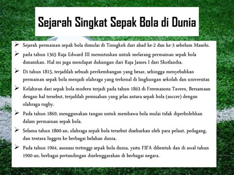 Pengertian Dan Sejarah Sepak Bola Brain