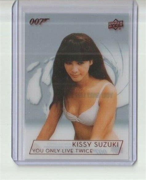 2019 James Bond Collection Silver Acetate Card Mie Hama Kissy Suzuki 168 Ebay