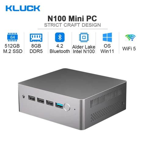 Th Gen Mini Pc Alder Lake Intel N Gb Ddr Ssd Nvme Wifi