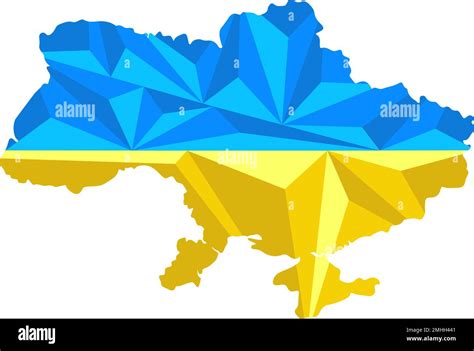 Ukraine Polygonal Map Hi Res Stock Photography And Images Alamy