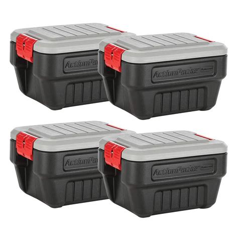 Rubbermaid Gal Action Packer Storage Tote Pack Rmap The