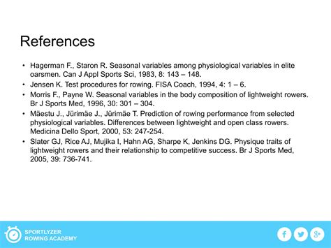 Body-build of lightweight rowers | PPTX