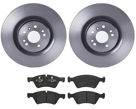 Mercedes Disc Brake Pad And Rotor Kit Front Mm Low Met Brembo