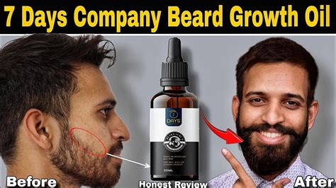 Pure And Organic Beard Oil From 7 Days Organic Must Try For Men Helps In