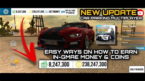 How To Earn In Game Money Coins In Car Parking Multiplayer New Update