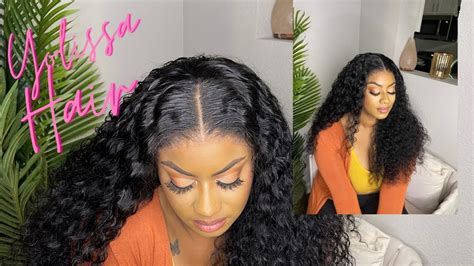 Lace Melted Pre Plucked Water Wave Hd Frontal Wig Install Beginner Friendly Ft Yolissa