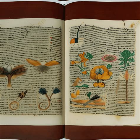 Codex Of Agriculture In Style Of Voynich Manuscript Creative Fabrica