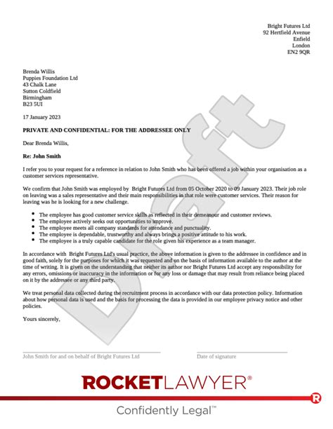 Work Reference Letter Template Uk At Tarsevenblog Blog