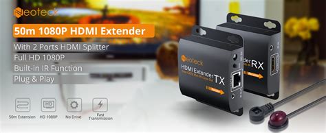 Amazon Hdmi Extender Neoteck M Hdmi Repeater With Port Hdmi