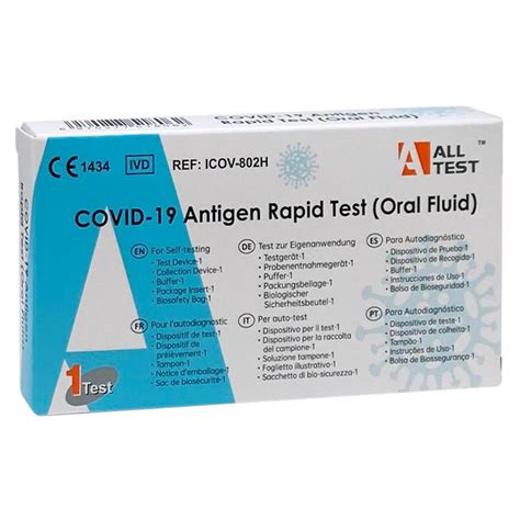 Test De Saliva Ant Genos R Pido Covid Unidad Alltest Farmacia