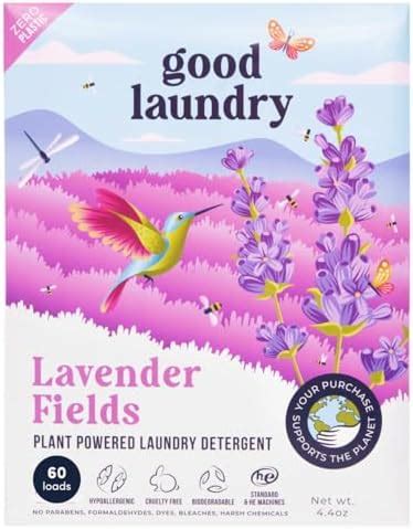 Amazon Eco Friendly Lavender Scented Detergent Sheets 60 Loads