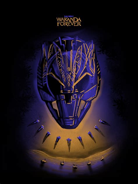 Black Panther Wakanda Forever Poster DKNG