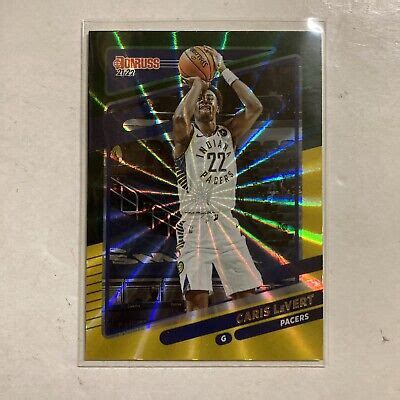 2021 22 Panini Donruss Holo Green Yellow Laser Caris LeVert 125 EBay