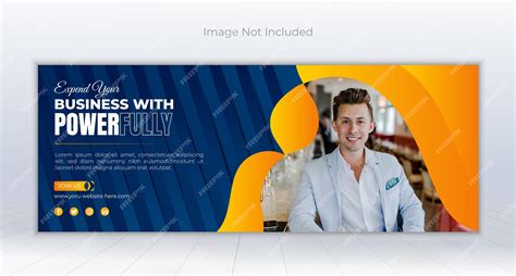 Premium Vector Modern Facebook Cover Template