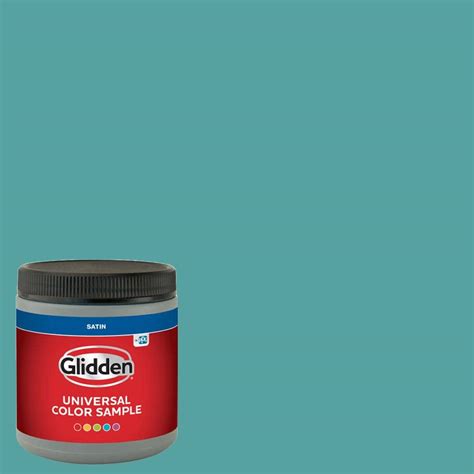 Glidden Oz Ppg Teal Bayou Satin Interior Paint Sample Ppg