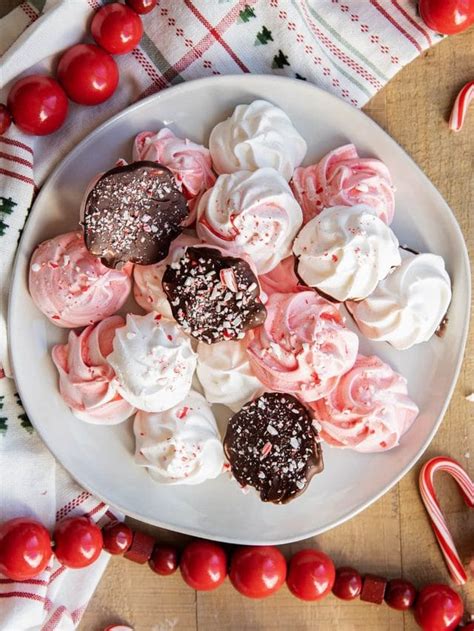 Peppermint Meringue Cookies Like Mother Like Daughter