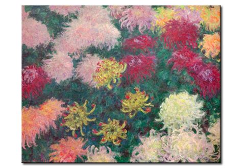 Quadro Em Tela Massif De Chrysanth Mes Claude Monet Reprodu Es