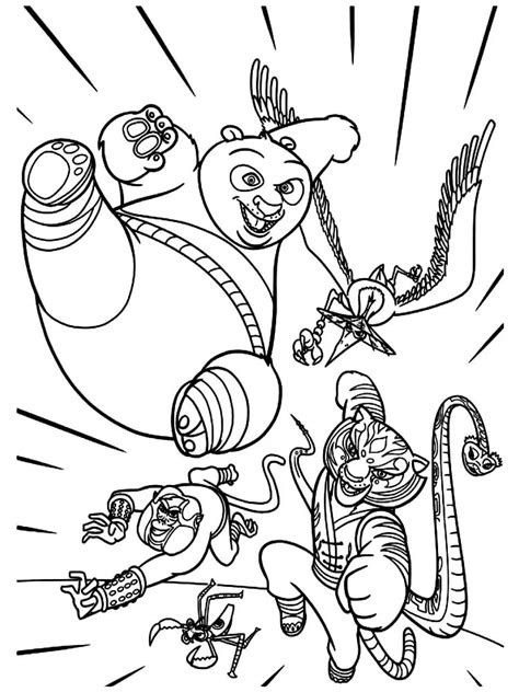 Coloriage Kung Fu Panda Images Pour Une Impression Gratuite