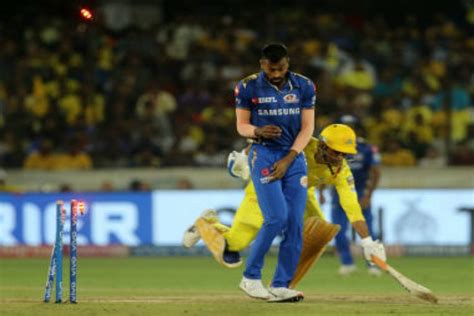 Ipl 2019 Final Mi Vs Csk Dhoni Run Out In Ipl 1200x800 Wallpaper