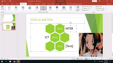 Step In Creating Powerpoint Presentation And Different Ribbon Tabs And