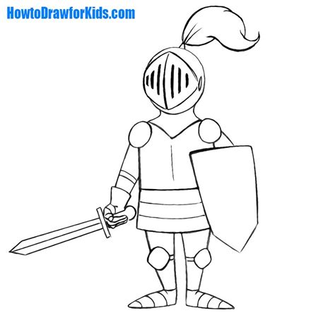 How To Draw A Knight For Kids How To Draw For Kids