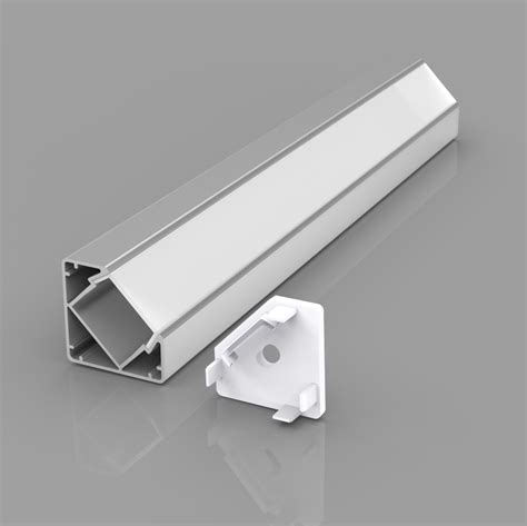 Triangle Shape Surface Mounted Aluminum Profile Channel Extrusion