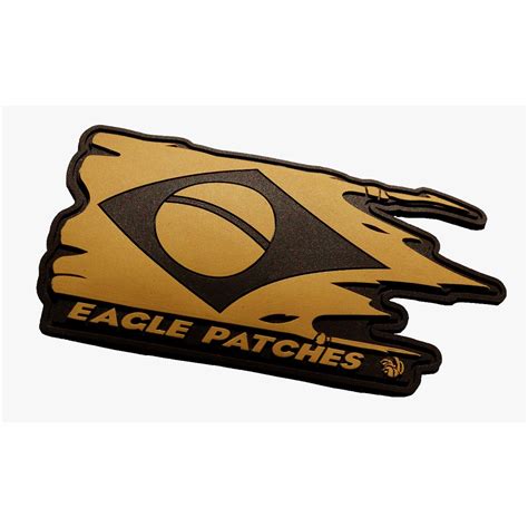 Patch Emborrachado Bandeira Do Brasil Eagle Patches