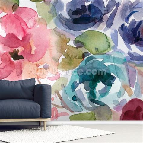 Macro Garden 2 Wall Mural Wallsauce US