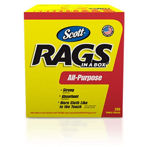 Scott All Purpose Rags In A Box