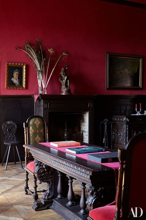 Inside Crispin Glovers Restored Chateau Eclectic Home Scottish