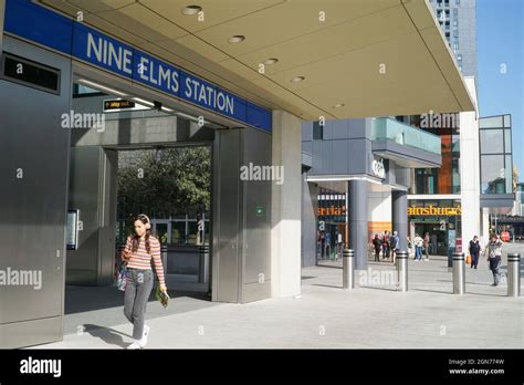 London Uk September The New Northern Line Extension Runs To