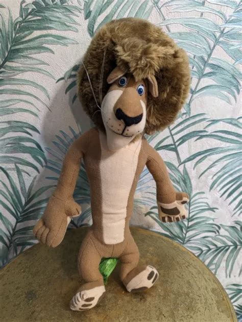 MADAGASCAR ALEX THE Lion Plush Soft Toy 2004 Play By Play Dreamworks ...